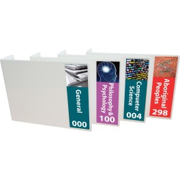 Senior Expanded Non Fiction Acrylic Collection Divider Starter Pack (single-sided)