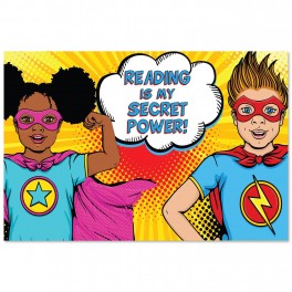 Super Powers Wall Graphic Mural (Removable)